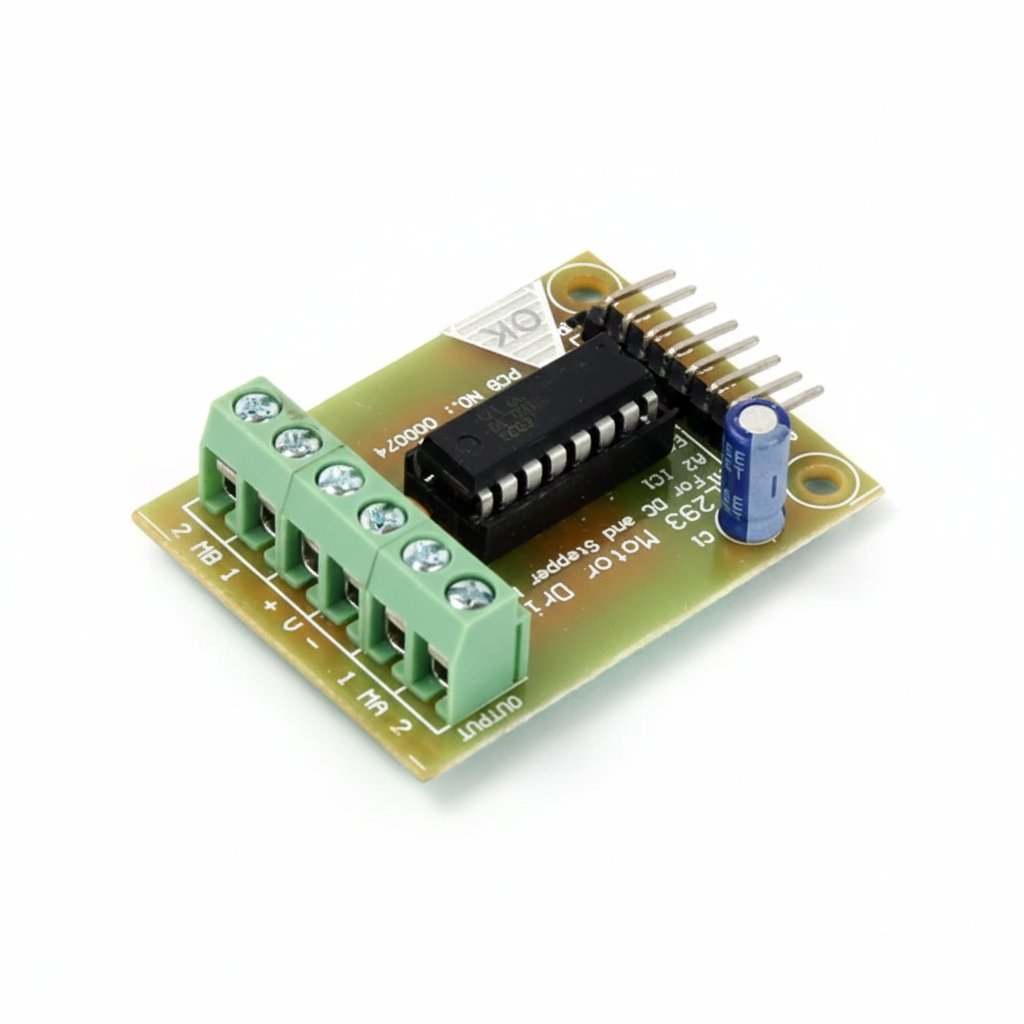 L293D – Motor Driver Module with speed control