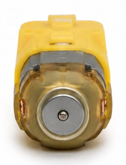 BO Motor 3V–12V DC Single Shaft Gear Motor (Yellow) - Image 4