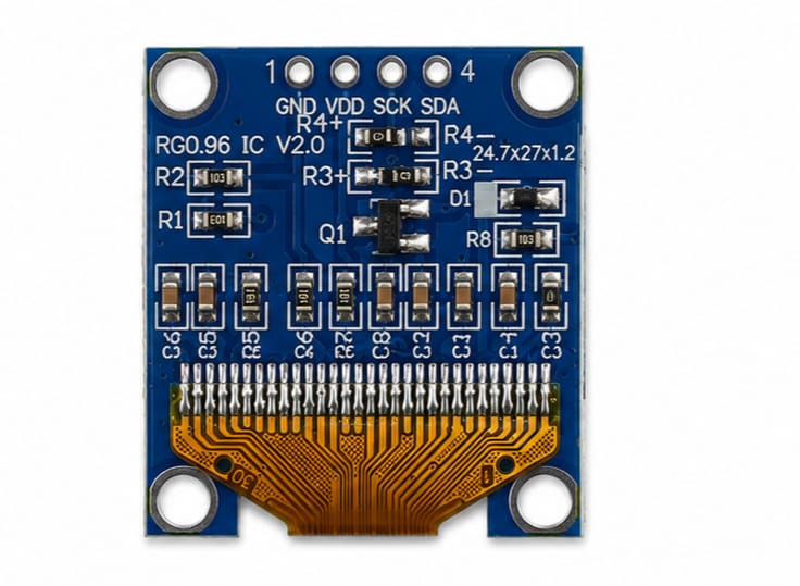 0.96 Inch OLED Display Module - Image 3