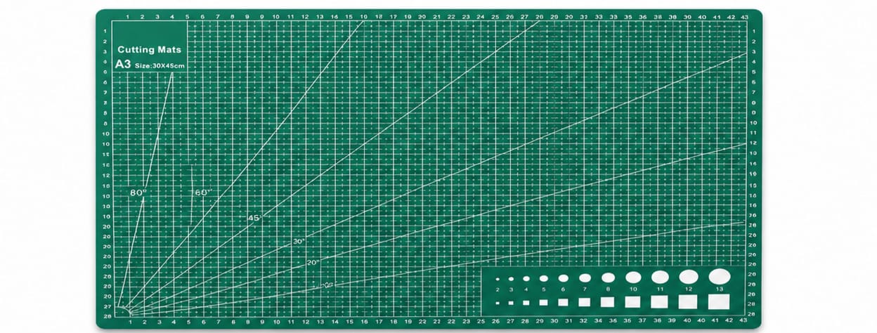 Cutting Mat A3 Self-Healing PVC (30 × 45 cm) - Image 3