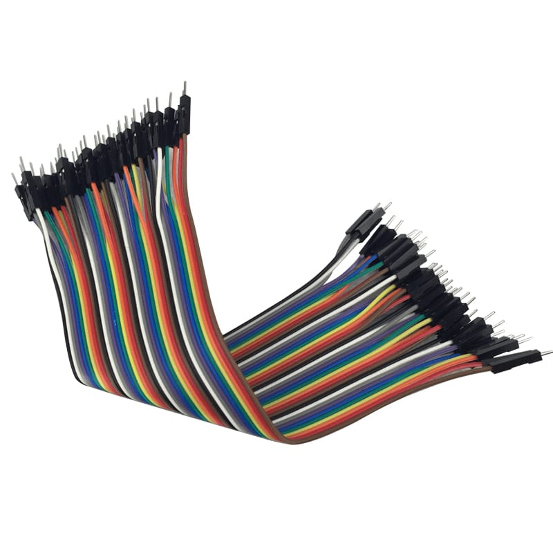 Male to Male Breadboard Jumper Wire 40 Pin – 20cm (Dupont Cable) - Image 2