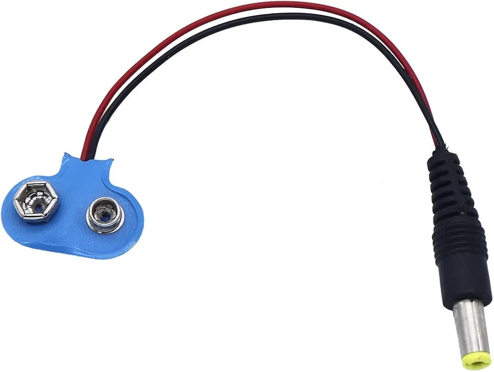 9V Battery Connector – Snap Type – 11cm Length